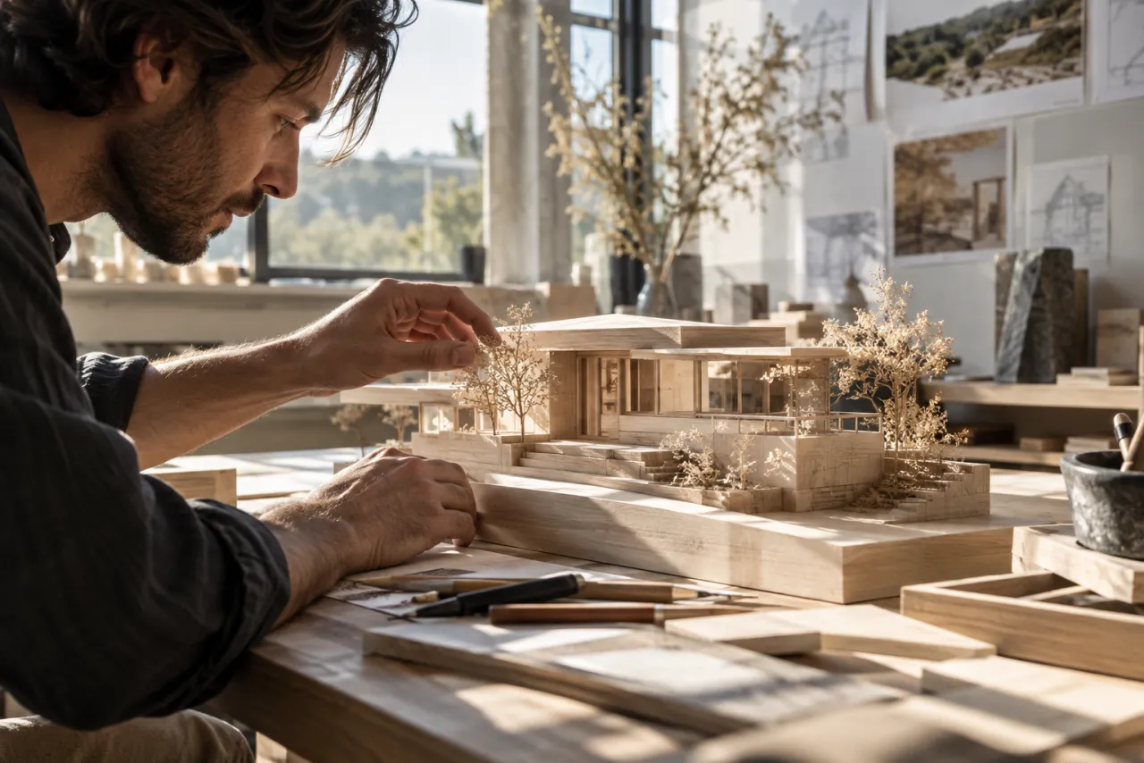 Behind the work at Atelier North — illustrative scene